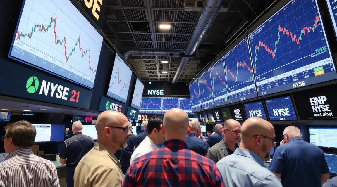 Immagine di un mercato finanziario con grafici in crescita